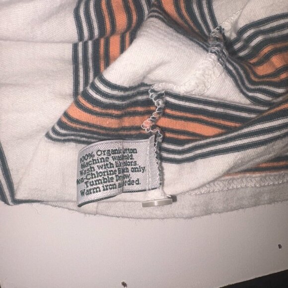 Criquet Pima Cotton Short Sleeve Stripe Polo 4-Button Size Large - Picture 10 of 11